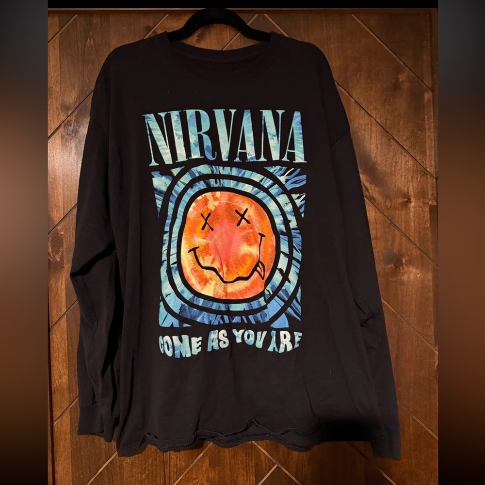 Nirvana Black Long Sleeve